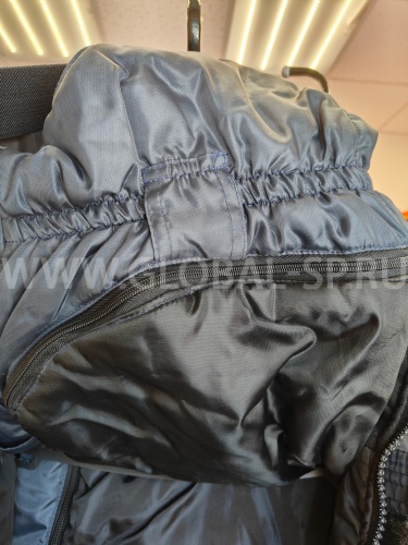 Костюм "Глобал-205-02" утепленный: куртка, полукомбинезон (тёмно-синий с чёрным), тк.100% п/э фото 9