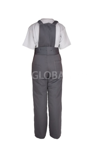 Костюм "Глобал-206-03": куртка, брюки, утепленный (тёмно-серый с серым), тк.смесовая фото 3