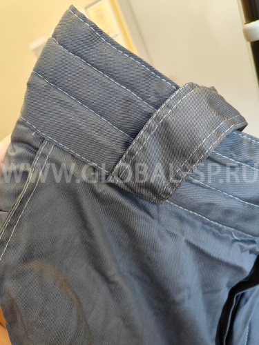 Костюм "Глобал-206-03": куртка, брюки, утепленный (тёмно-серый с серым), тк.смесовая фото 12