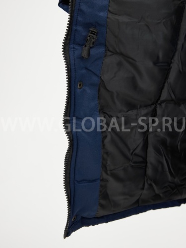 Костюм "Глобал-205-10" : куртка, п/к утеплённый (синий с васильковым и СОП 50мм), тк.смесовая фото 9