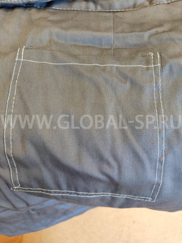Костюм "Глобал-206-03": куртка, брюки, утепленный (тёмно-серый с серым), тк.смесовая фото 14