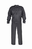 Костюм "Глобал-106-03": куртка, брюки (чёрный), тк. смесовая 