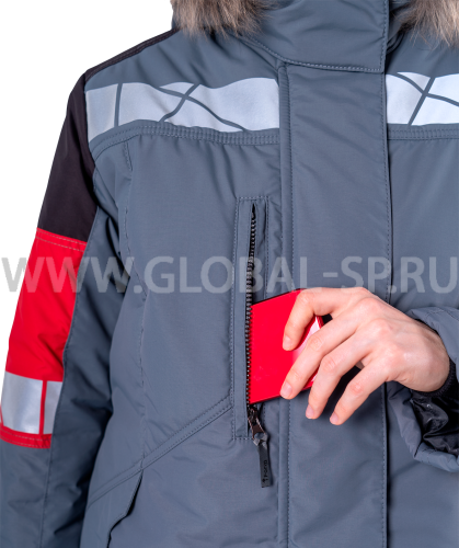 Куртка ХАЙ-ТЕК SAFETY зимняя фото 9