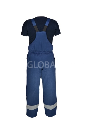 Костюм утеплённый "Глобал-205-09": куртка, п/к (тёмно-синий  и СОП) тк.смесовая  фото 6