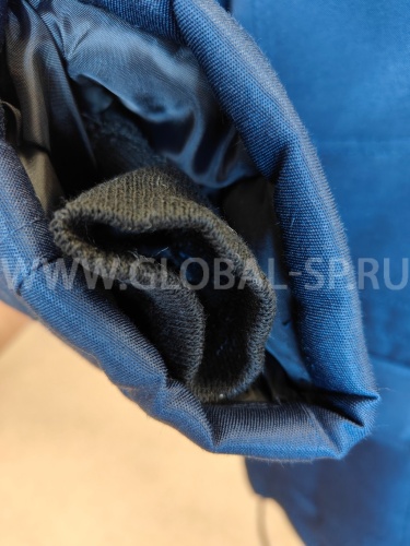 Костюм утеплённый "Глобал-205-09": куртка, п/к (тёмно-синий  и СОП) тк.смесовая  фото 9