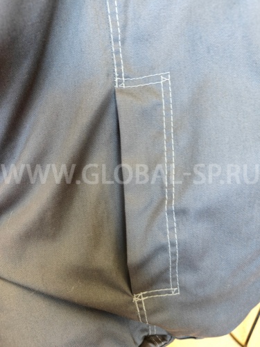 Костюм "Глобал-206-03": куртка, брюки, утепленный (тёмно-серый с серым), тк.смесовая фото 10