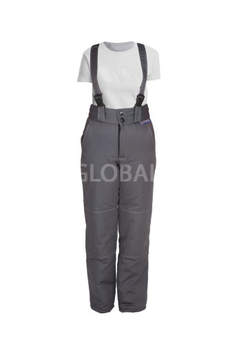 Костюм "Глобал-206-03": куртка, брюки, утепленный (тёмно-серый с серым), тк.смесовая фото 2